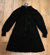 NEW&TAGS VERY twist dry shirt dress SIZE 10 crinkle balloon sleeve tiered boho