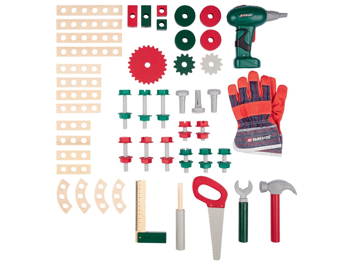 Kids Wooden Work Tool Bench Children's Workshop Workbench Parkside