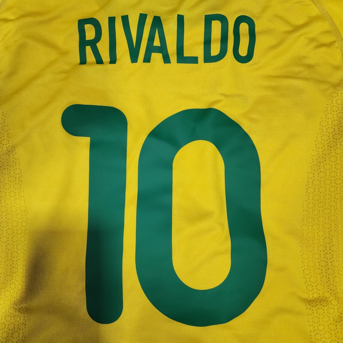 ブラジル代表 Rivaldo 10 Lサイズ シャツ RIVALDO #10 MEN'S OLYMPIACOS 2005/2006 UEFA SOCCER FOOTBALL SHIRT