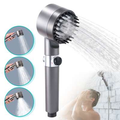#ad #ad German Multifunctional Massage Rain Shower Head 3 Speed Handheld High Pressure $14.63