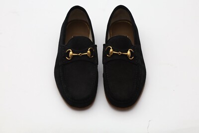 Gucci Roos Horsebit 1953 Loafer Size US 7/ UK 6 in Black Leather