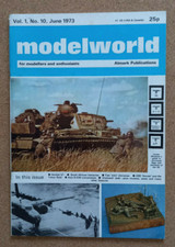 Rivista MODELWORLD Modellismo Guerra Soldatini n.10 Giugno 1973 Inglese