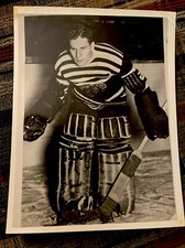 CHARLIE GARDINER NHL HOCKEY TUROFSKY PHOTO CHICAGO BLACKHAWKS GOALIE AHL OHA WHA