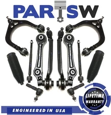 12 Pc Control Arm Inner Outer Tie Rod Ends for 300 Challenger Charger Magnum