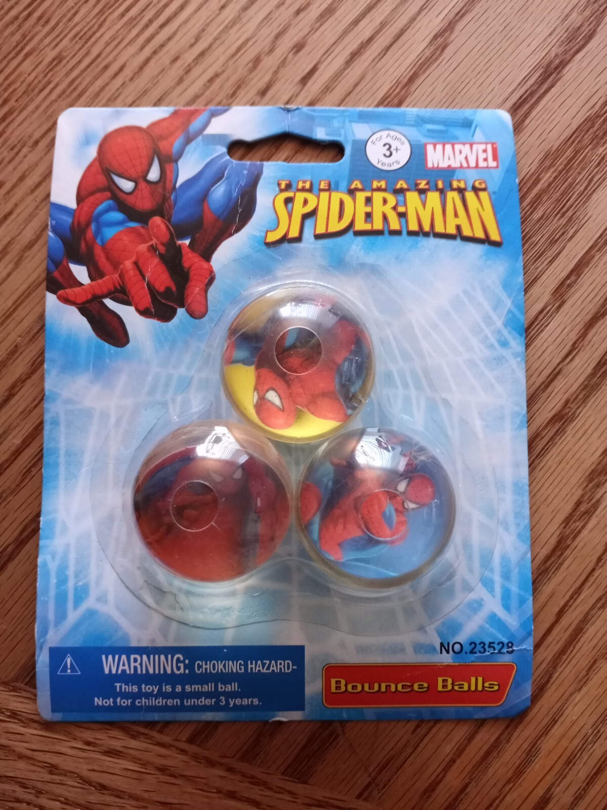 NEW Sealed Pack of (3) Marvel Amazing Spider-Man Spiderman Bouncy Bounce Balls