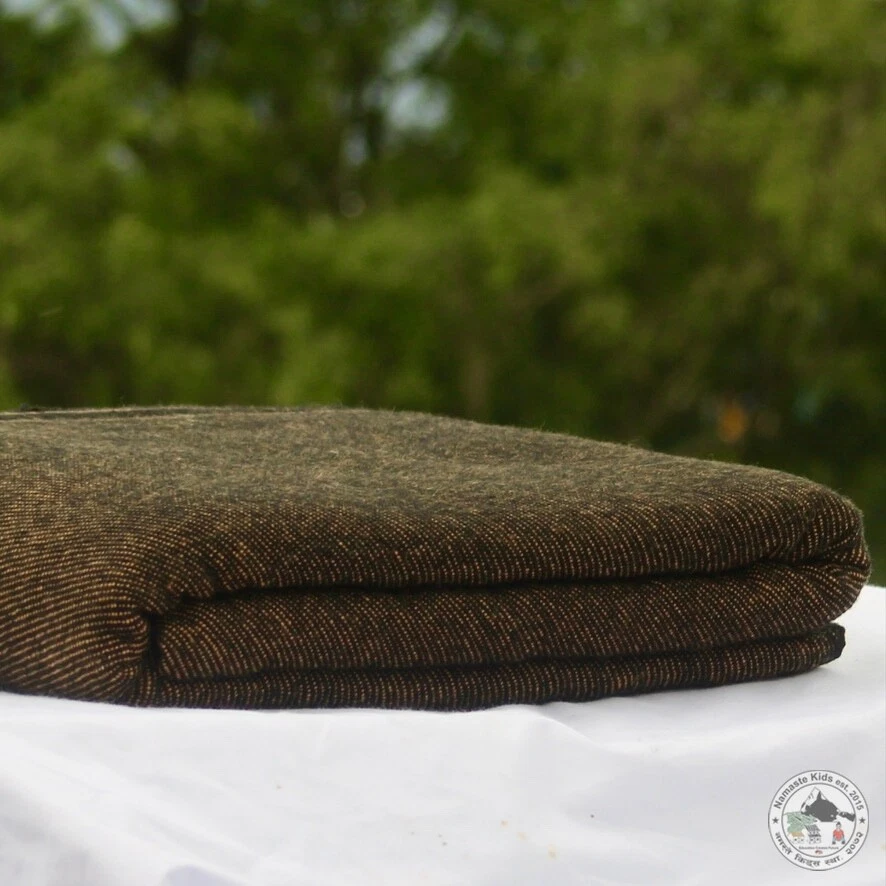 Cashmere Cover Aekamba, Hand Woven From Nepal, Bedspread, Blanket, Throw
