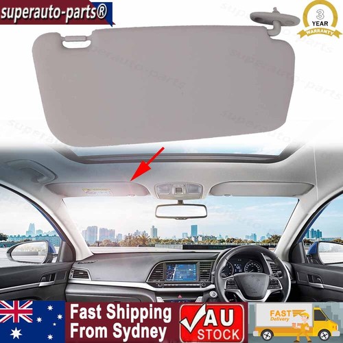Pare-soleil Gauche Hyundai Getz 2002-2012 - Compatible 852101C200/852201C200 | Pièce De Rechange Grise, Installation Facile - 3