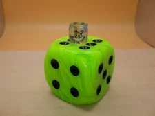 Vortex Bright Green 50mm Mega 4.4oz D6 Die Extra Large Counter Dice RPG Table