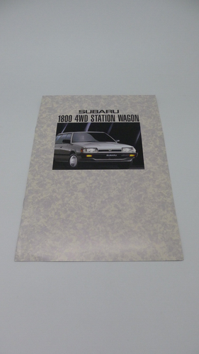 1992 Subaru 1800 4WD Station Wagon - Australian dealer brochure