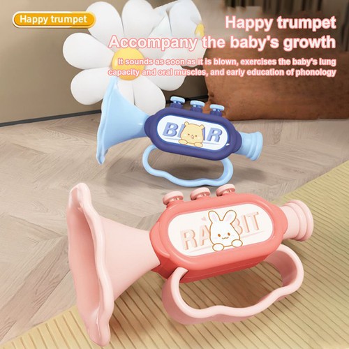 Kids Trumpet Early Educational Children Music Instrument for Toddler Kids - Picture 5 of 14