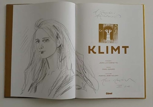 BD Klimt - Judith et Holopherne Dédicace EO Neuf Marc-Renier Cornette - Photo 4/7