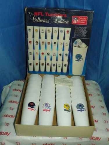 1983 NFL Tumbler Collectors Edition Officially Licensed Set 28 Gläser Selten Neu - Bild 2 von 9