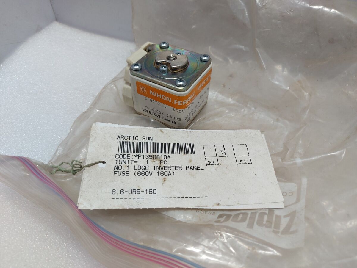 Nihon Ferraz Z079211 Fuse 660V AC 160A 6.6BODK CAURB Nihon Ferraz Protistor