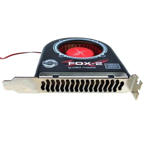 PCI Slot Fan Cooler Mount ATX Bracket PC Case Video Card Air Exhaust Cooling - Picture 2 of 9