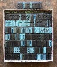 Caratteri Tipografici In Plastica Letterpress Tipografia Grafica Nebiolo