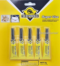 Super Glue Strong Glue Wood Rubber Plastic Metal Ceramic Leather Quick Dry Glue
