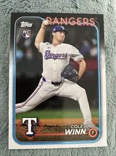 2024 Topps Update Cole Winn #US109 Rookie