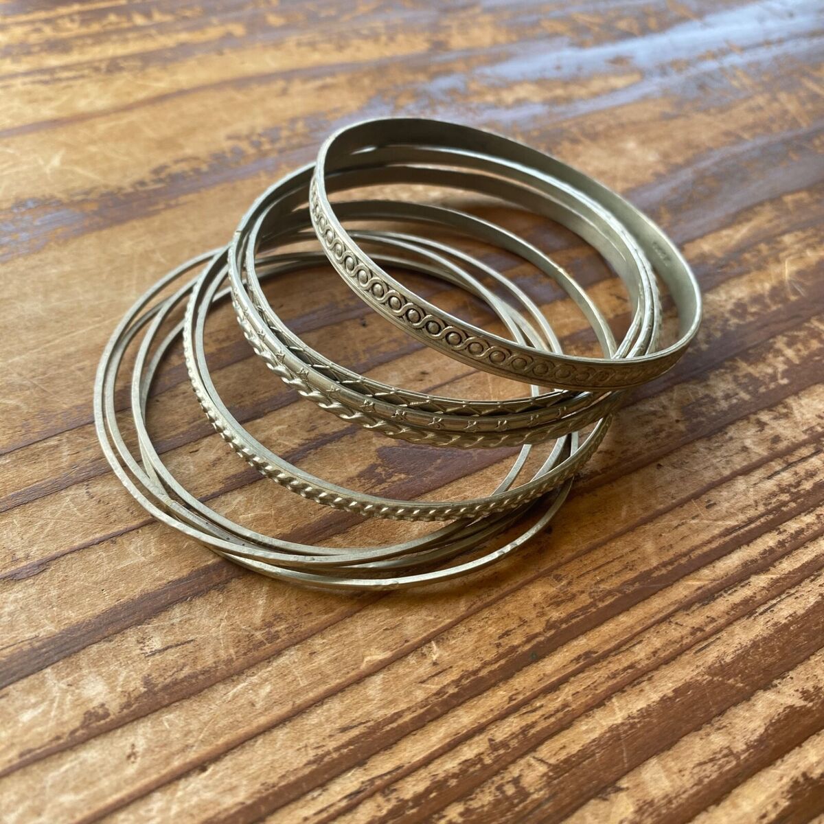 UNDERCOVER 2003SS SCAB Ethnic Bangle Bracelet Silver 10 UNDERCOVER 2003SS SCAB Ethnic Bangle Bracelet Silver 10
