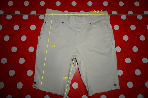 GLORIA VANDERBILT sz 16 bermuda AVERY 