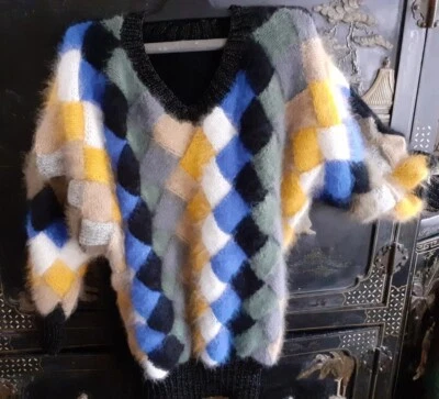 Superbe Pull Angora modèle MIRA Anny Blatt couture 🐇🐇🐇 - Photo 1/4