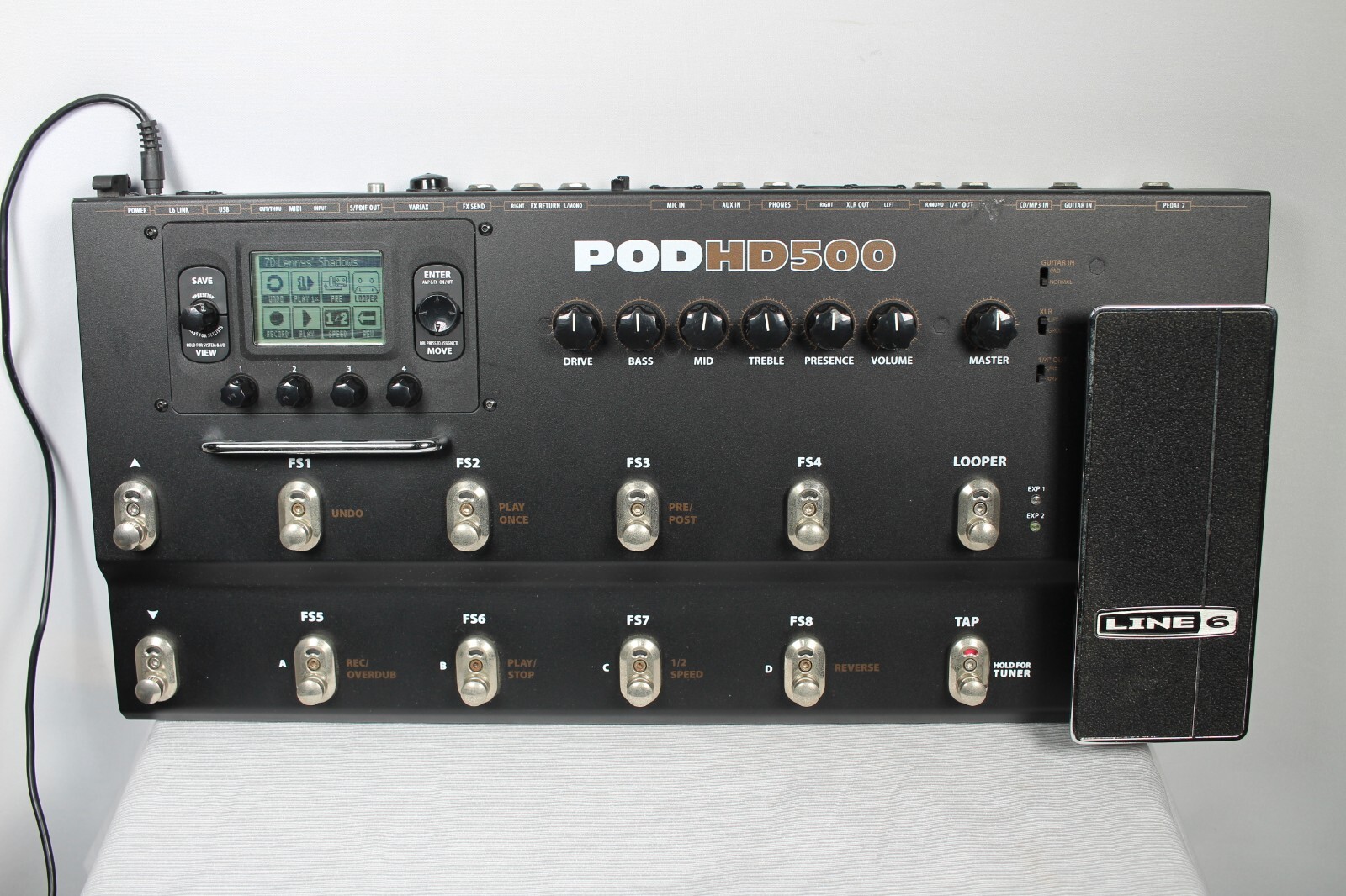 Line 6 POD HD500 Guitar MultiEffects Processor Guitar Pedal w/power