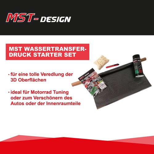 Wassertransferdruck Folie Starterset WTD Carbon CD-172 WTP Hydrographic 2m x 1m - Bild 8 von 11