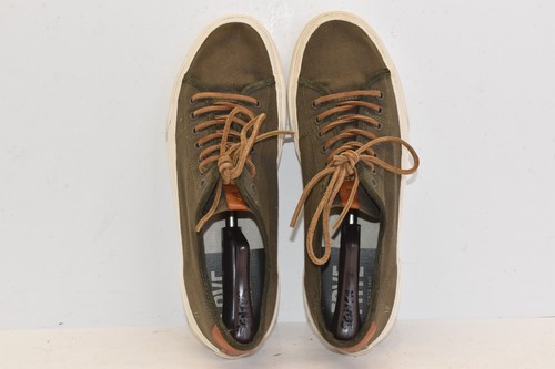 Frye Men's Ludlow Slip-On Canvas Shoes Olive Green Size 13 Style 3481491-OLV - Picture 8 of 9