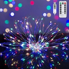 36FT 100 LED Multicolor Twinkle Fairy Lights with Remote, USB Powered