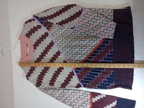 SKFK HUA Patchwork Sweater - Martina Spetlova Women's Medium Cotton - Picture 7 of 10