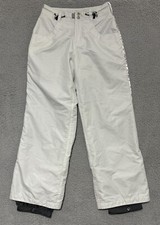 Roxy Snow Pants Ivory Womens Small Mesh Lining 26x28 Great Condition