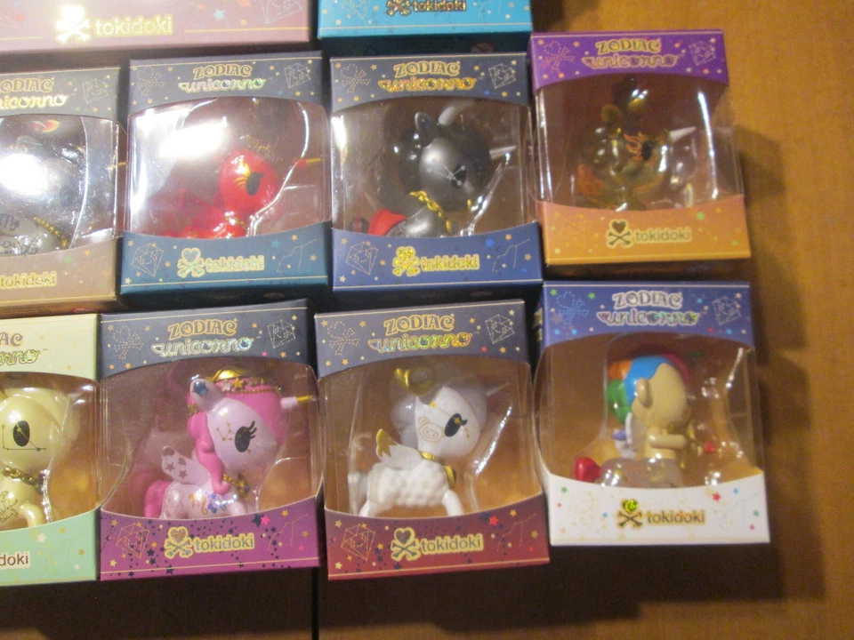 TOKIDOKI ZODIACO UNICORNO SERIE COMPLETA Los 12 Aries Géminis Tauro Cáncer + CONJUNTO Foto 4 de 4