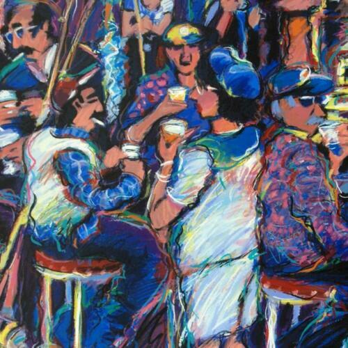 Bar At End Of The Pier S/N Limited Edition Serigraph CAROLINA BEACH ART - Picture 2 of 2