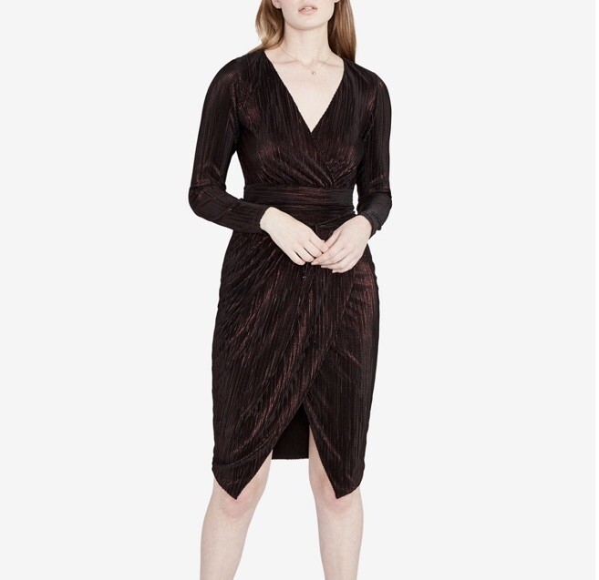 knee length dresses for ladies RACHEL Rachel Roy Women's Presley Bodycon Metallic Sweater Dress –  Biggybargains main image 1