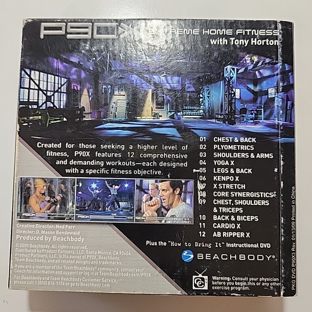 P90X Extreme Home Fitness DVD Set Missing Ab Ripper X DVD 11 DVDs