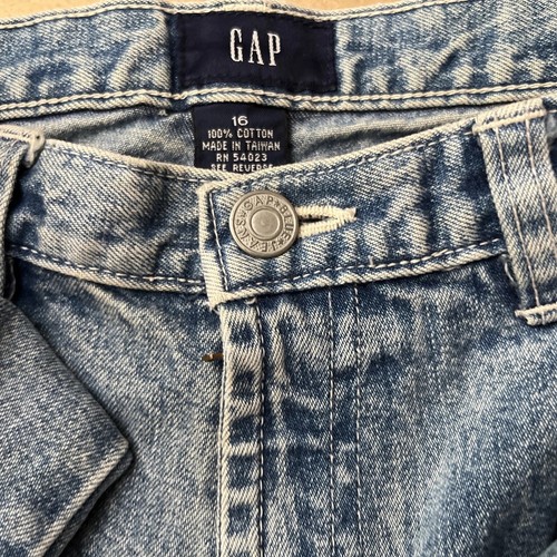 Y2K Gap Jeans Girls 16 Bootcut Embroidered Floral Cottagecore Fits Womens Small - Picture 7 of 9