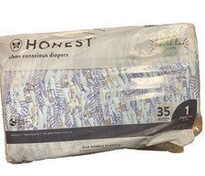 The Honest Company Diapers Size 1. 35 Count Limited Time Print NEW Sealed
