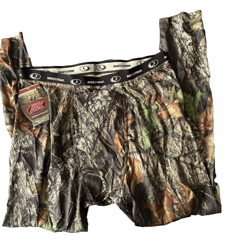 Mossy Oak Breakup APX Vaportec Base Layer Hunting Pants #0605 Men's Size XL NWT - Image 2 of 4
