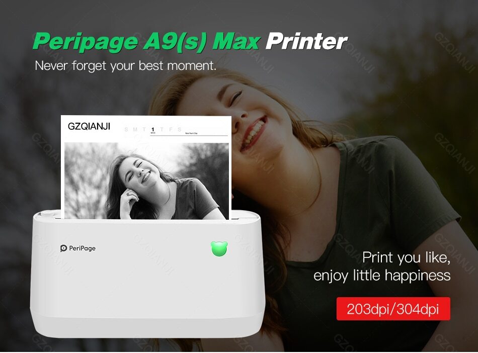 Portable Thermal Bluetooth Printer Thermal Photo Label Receipt Sticker