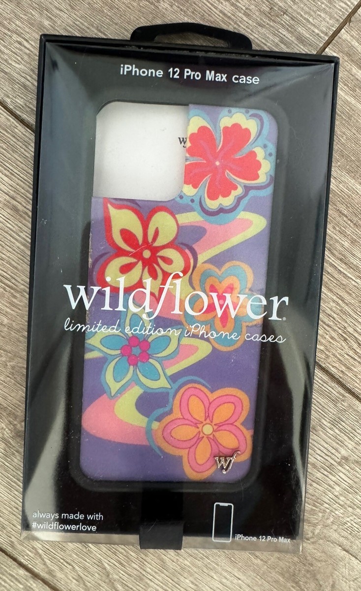 WILDFLOWER Case IPhone 12 Pro Max Surf’s Up Purple Flowers
