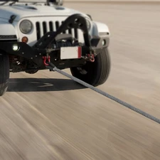 Towing Rope 1"x30' Recovery Rope 48000lbs Kinetic Energy Tow Rope w/ Carry Bag