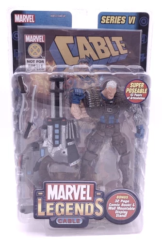 Cable Marvel Legends Serie 6 (VI) (Variante Traje Marrón) ©2004 Toy Biz - NUEVO