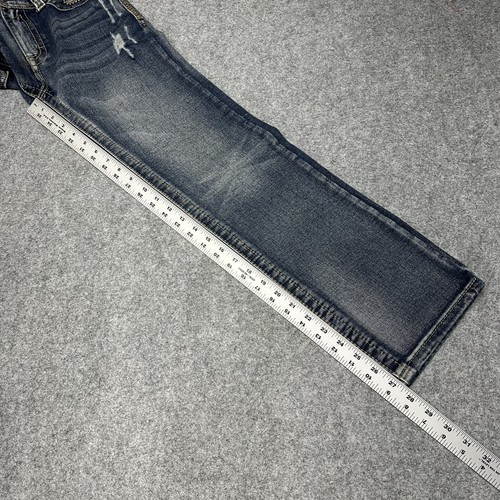 Blue Cult Jeans Boys 14 Distressed Denim Blue 28Wx28L Pockets - Picture 4 of 15