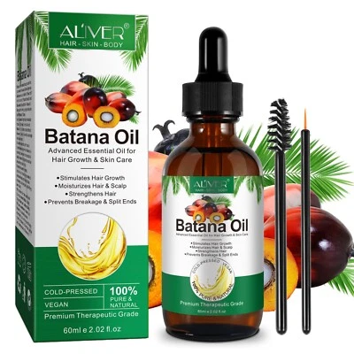 ALIVER Olio di Batana Oil per Capelli Crescita Capelli Cura Capelli Viso Pelle Unghie Vegan