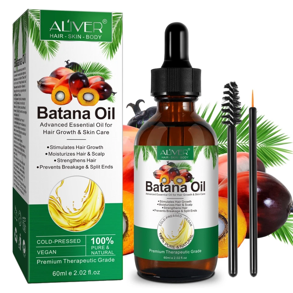 ALIVER Batana Oil Oil for Hair Hair Growth Hair Care Face Skin Nails Vegan