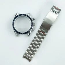 40mm Moon Watch Speed Case for ST1901 ST1902 Chronograph Sapphire Crystal