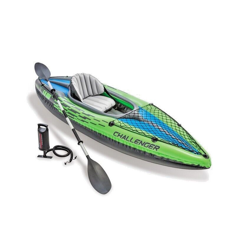 Kayak gonflable Intex Challenger K1 monoplace compact facile à transporter