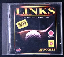 Links: The Challenge of Golf - PC MS-DOS 1991 - Excellent Condition