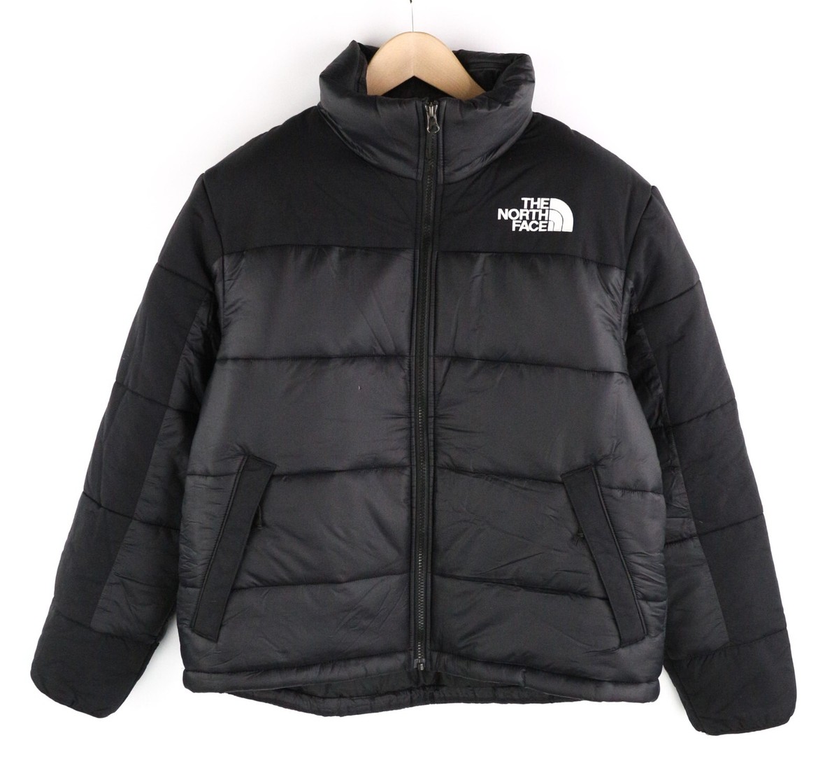 THE NORTH FACE Women Jacket L Padded Lined HMLYN Black Long Sleeve  