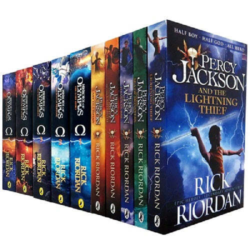 Heroes of Olympus & Percy Jackson Series Collection 10 Books Set by Rick Riordan - Image 2