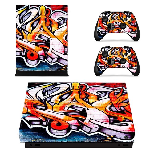 HOT - Graffiti Decal Vinyl Sticker For Microsoft Xbox one X Console & Controller - Picture 13 of 31